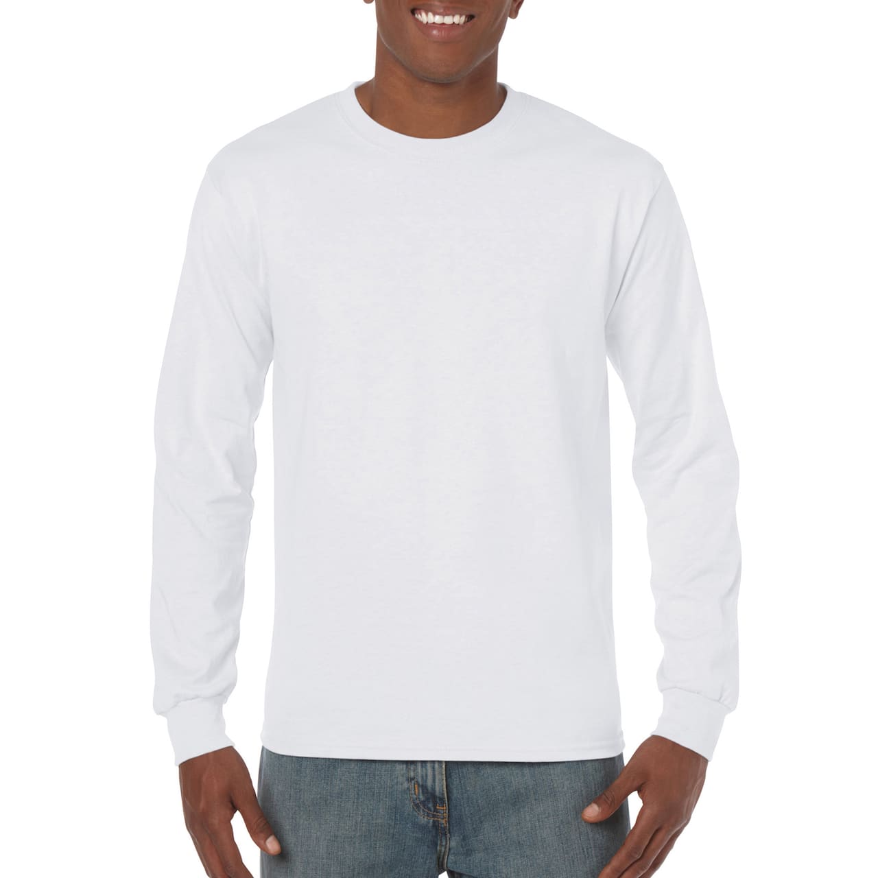 Gildan® Long Sleeve Crew Neck Adult T-Shirt